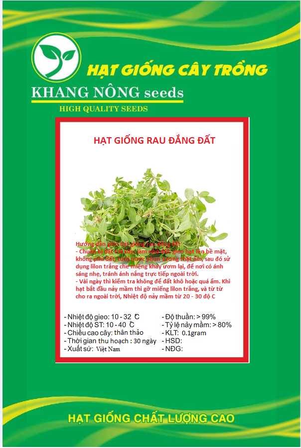 Hạt Giống Rau Đắng Đất
