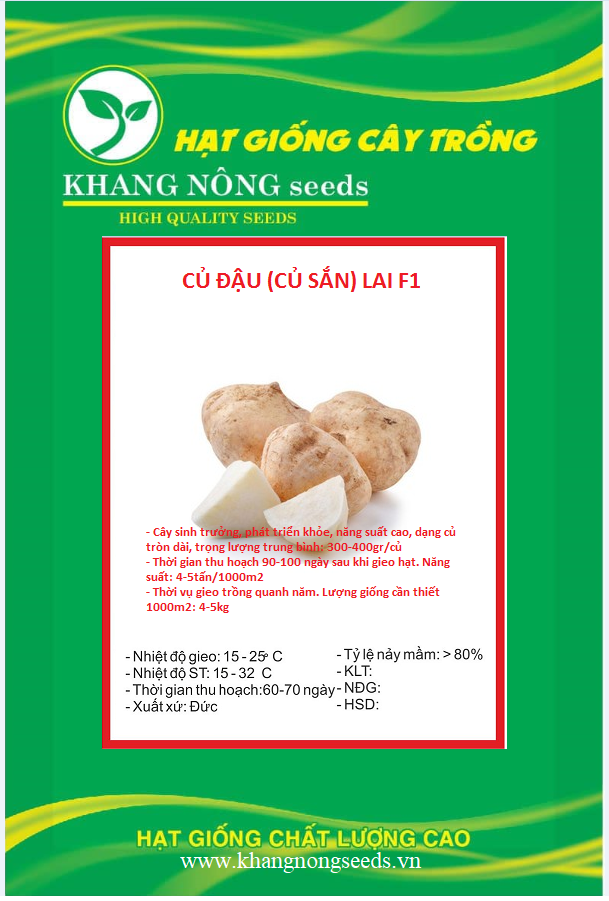 Hạt Giống Củ Đậu (Củ Sắn) Lai F1