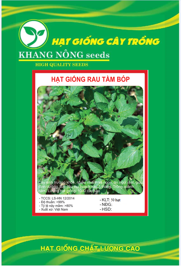 Hạt Giống Cây Rau Tầm Bóp