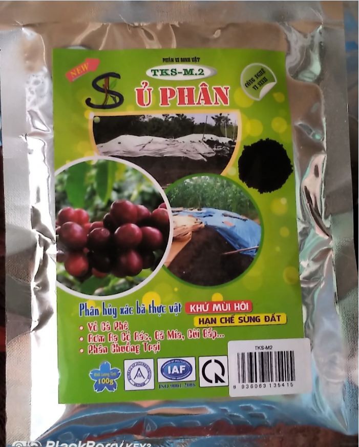 Ủ Phân Hữu Cơ Chế Phẩm Vi Sinh Vật Tks-M2 100G