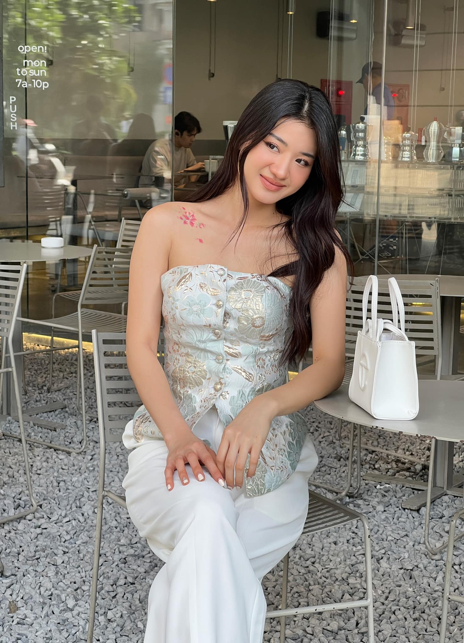 VELLE DESIGN Áo cup ngực Loly gấm tafta hongkong