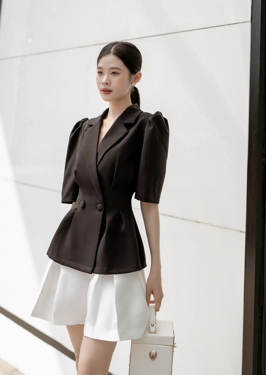 VELLE DESIGN quần đùi Alva chất lụa tafta cao cấp