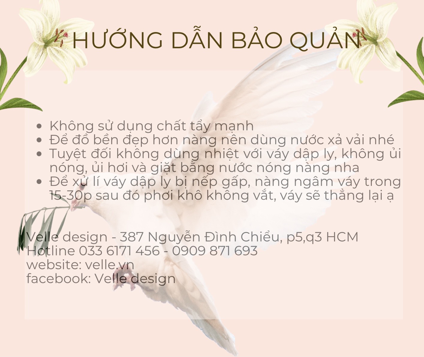 VELLE DESIGN Áo Della chất vải lụa hongkong