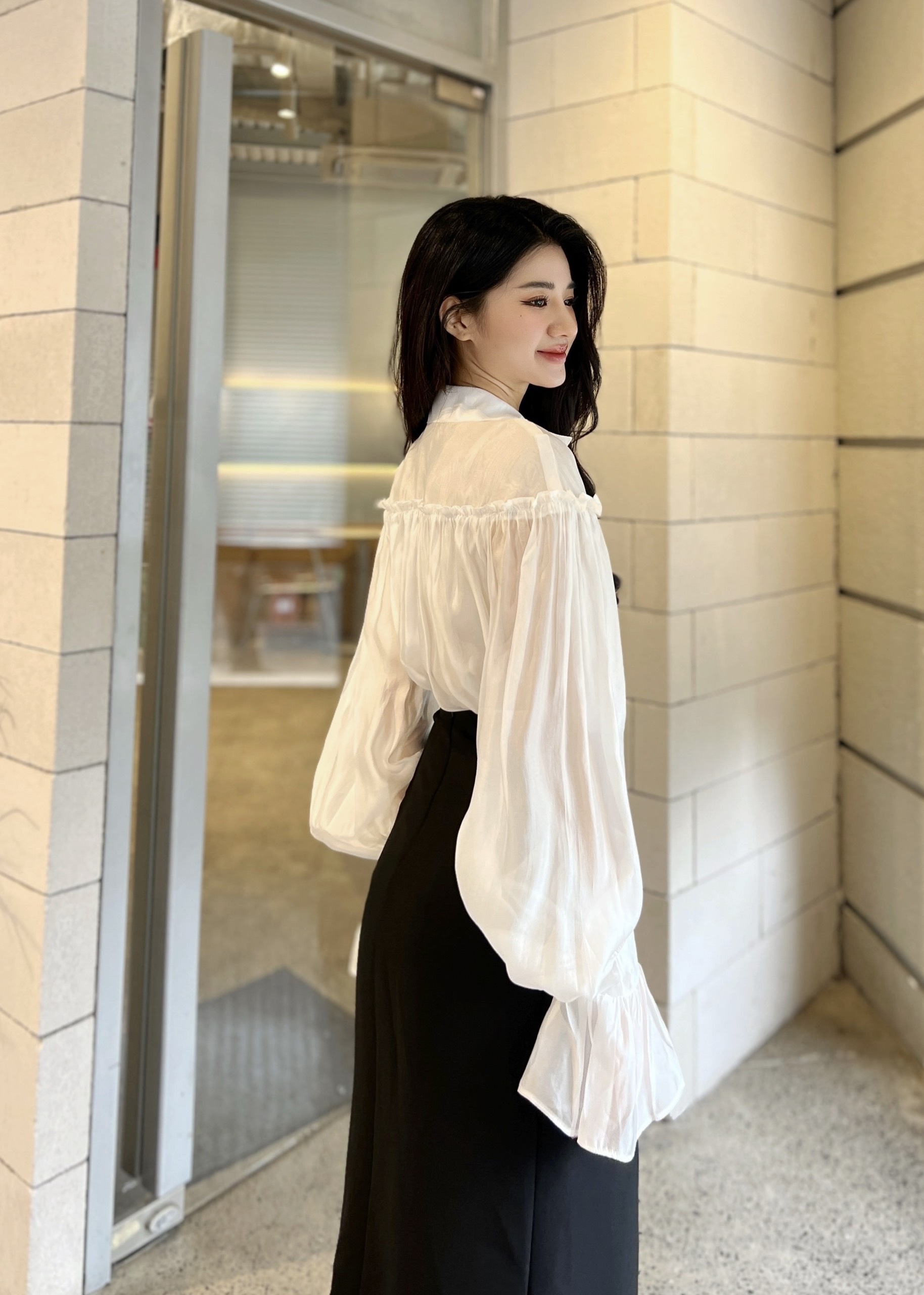 VELLE DESIGN chân váy công sở Xana chất cotton hàn dày dặn,kiểu dáng thanh lịch hiện đại