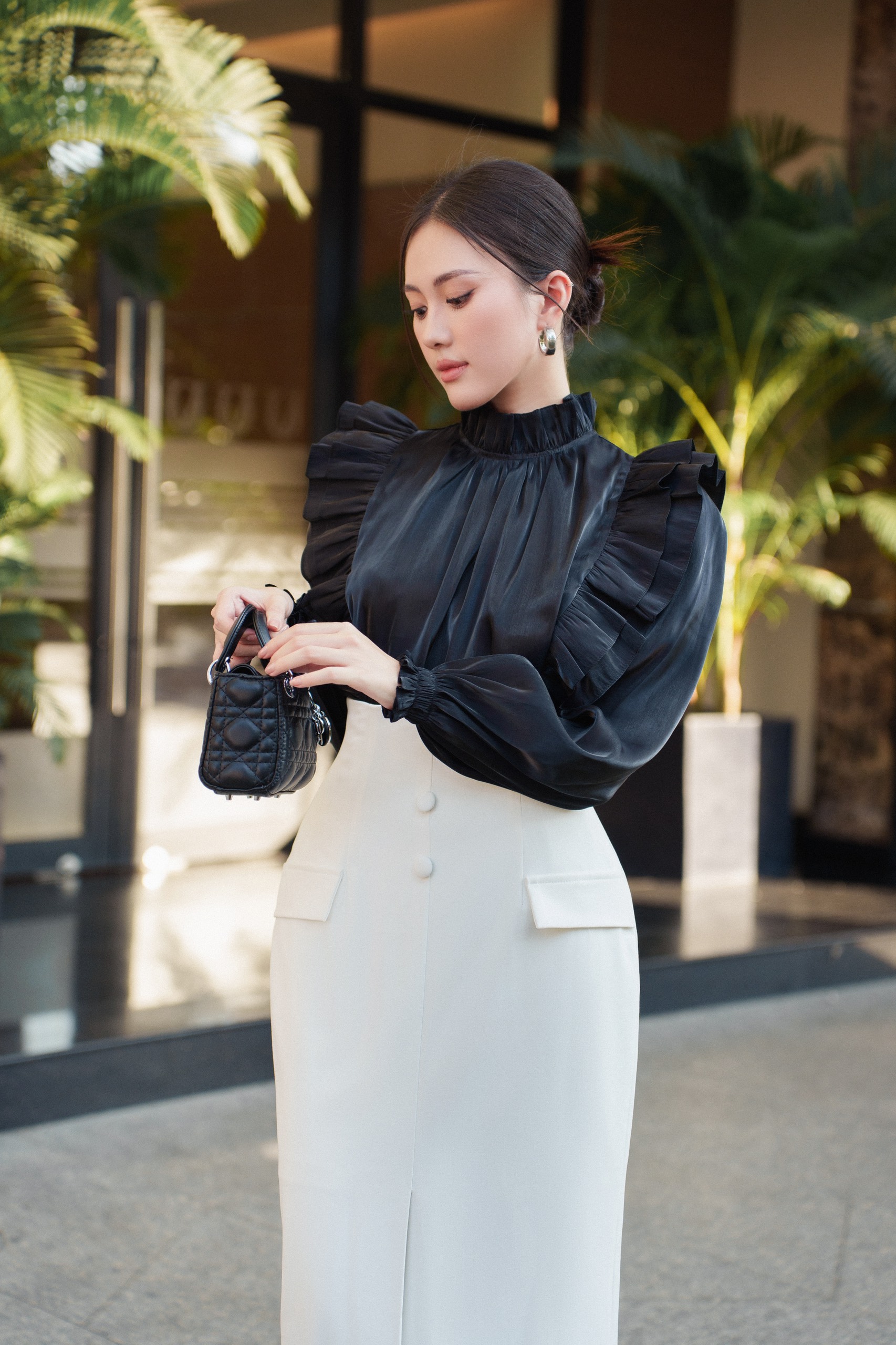 VELLE DESIGN Chân váy Diva chất vải cotton hàn