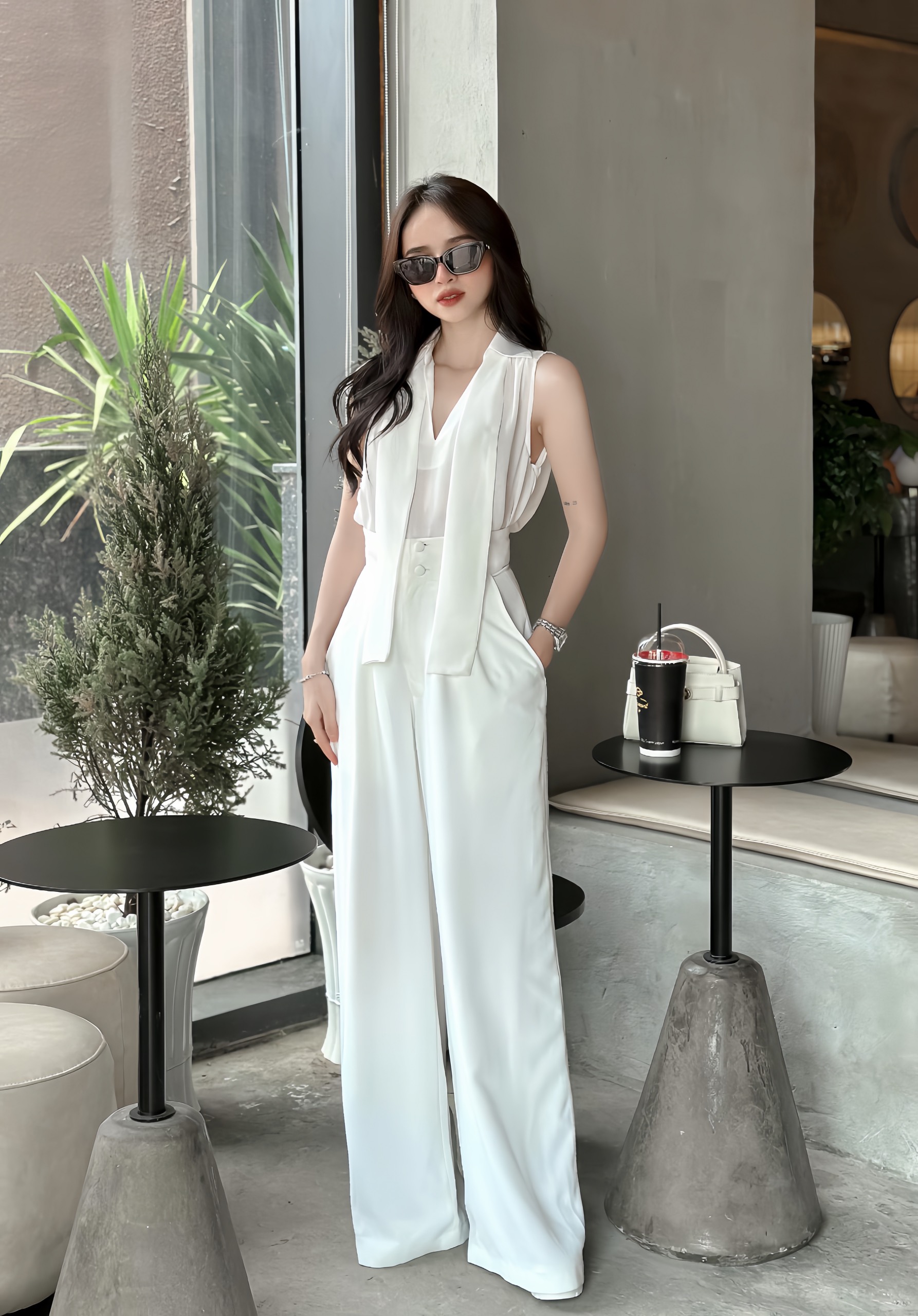VELLE DESIGN Quần ILIN chất liệu linen mỹ dày dặn không nhăn