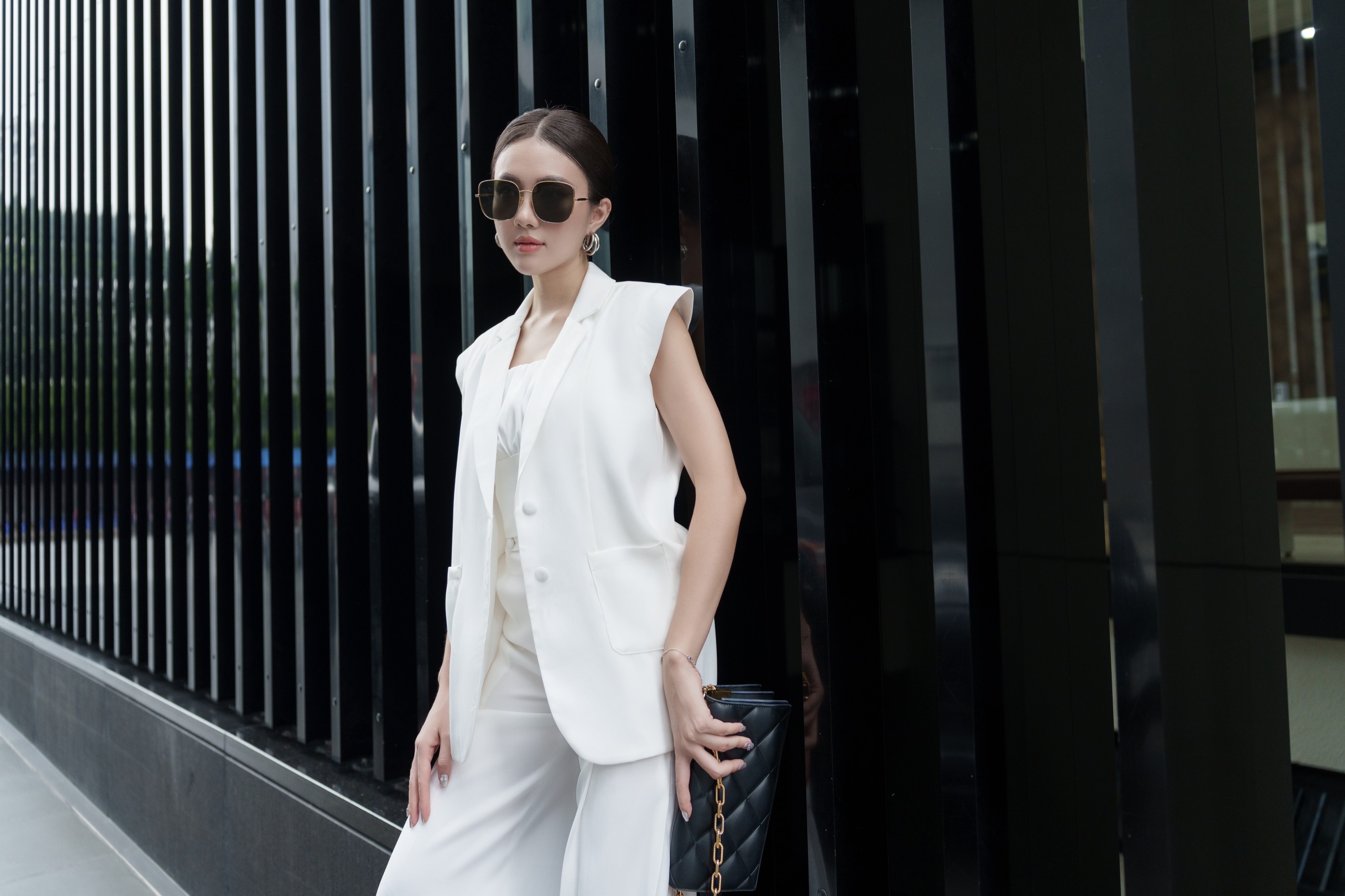 VELLE DESIGN Quần tây công sở Fia chất lụa cotton hàn dày dặn không nhăn