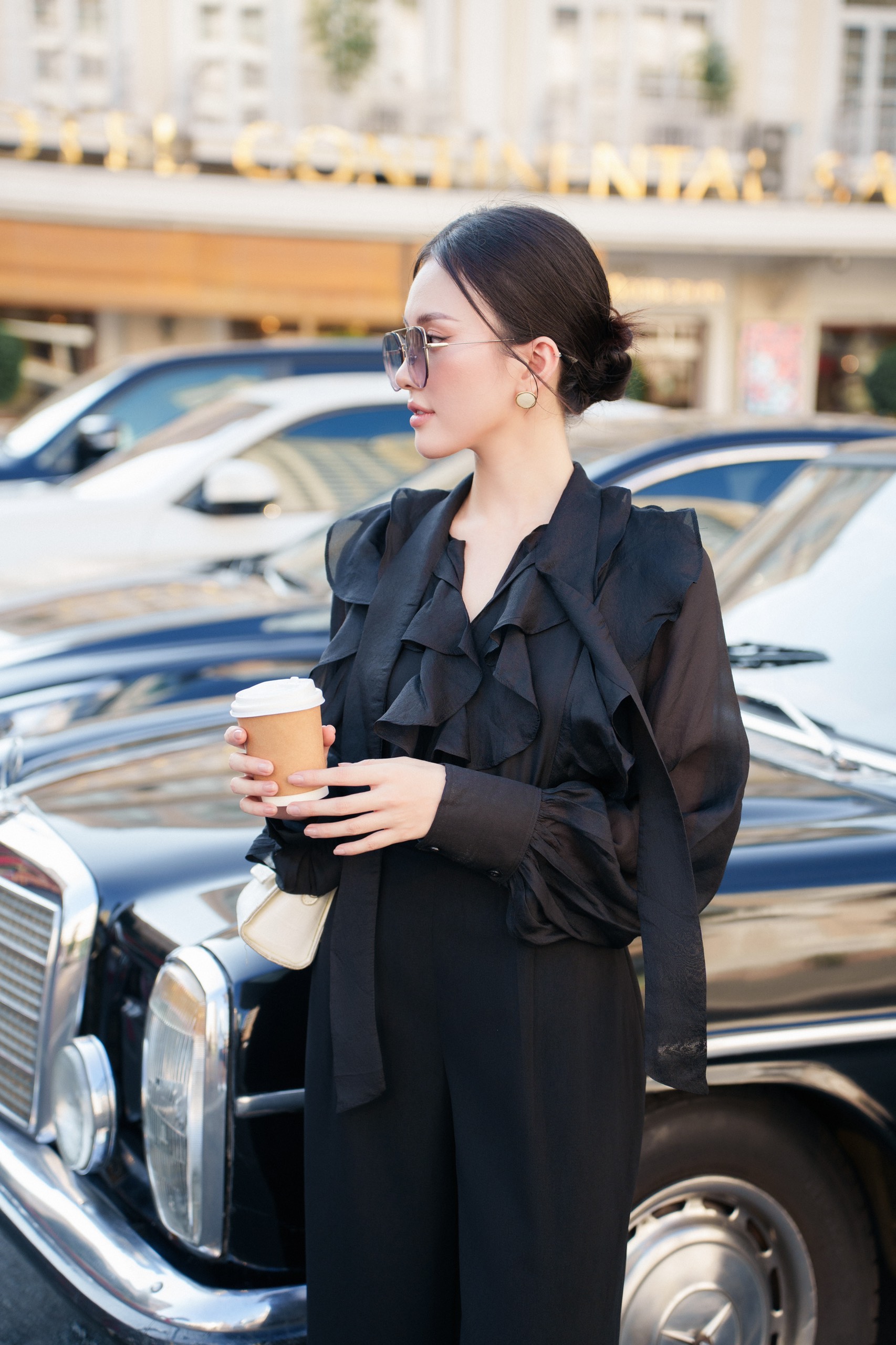 VELLE DESIGN Quần Kina chất liệu lụa cotton hàn dày dặn không nhăn