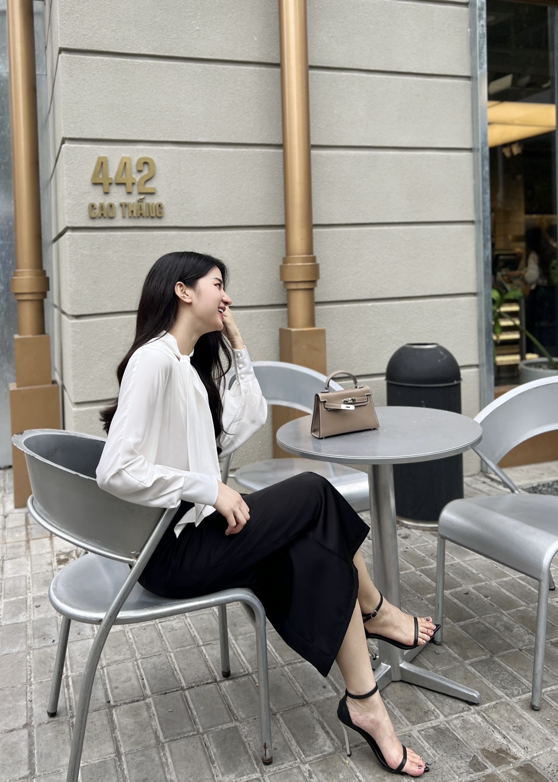 VELLE DESIGN chân váy lụa Sira dáng bút chì thanh lịch sang trọng