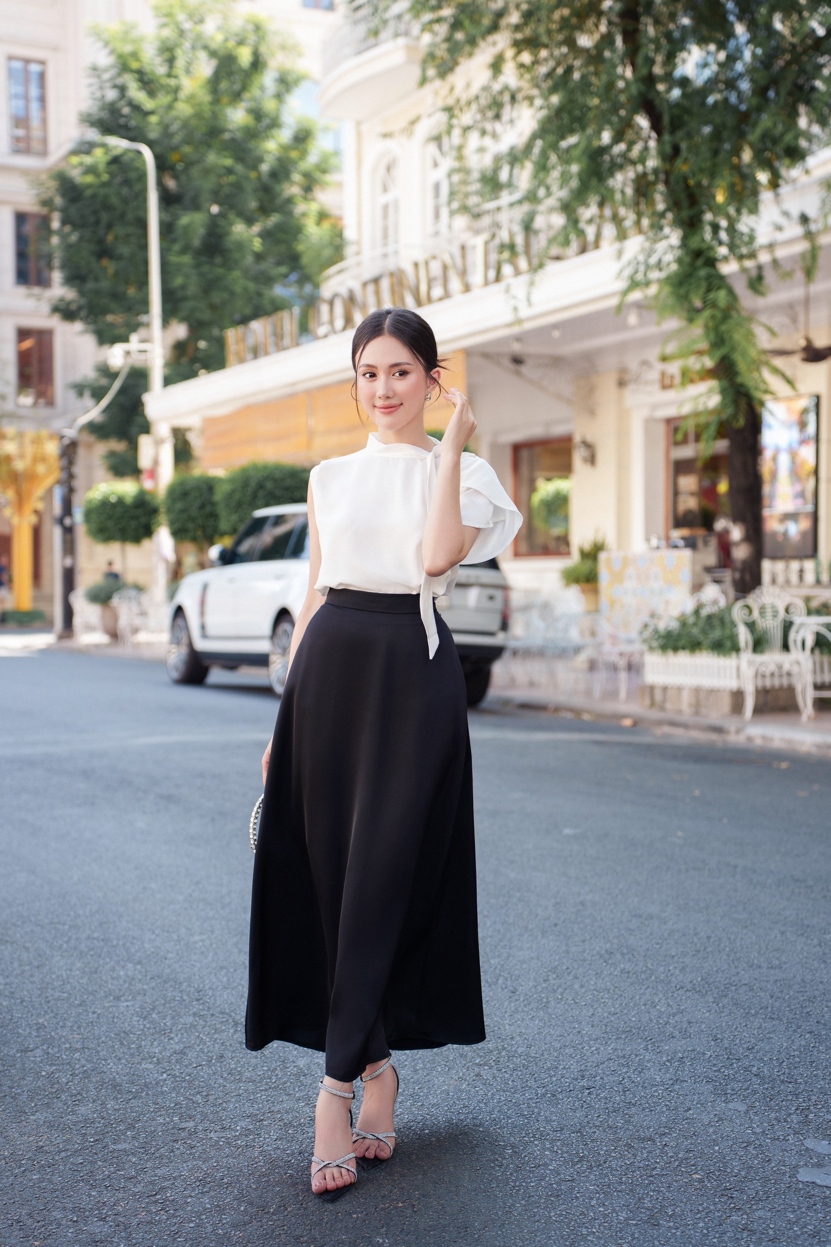 VELLE DESIGN chân váy Alie chất lụa hàn dày dặn