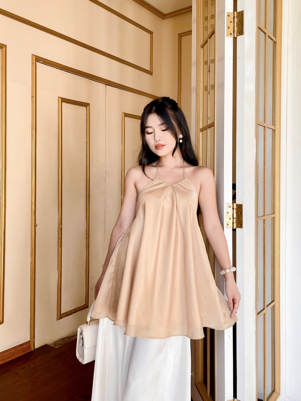 VELLE DESIGN - Váy Dorie lụa tơ organza