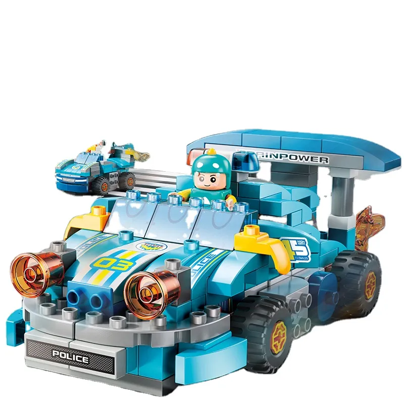 Đồ chơi Lego bộ lắp ghép phát triển tư duy ô tô đa dạng 182 chi tiết hàng Feelo chính hãng - FL1683.