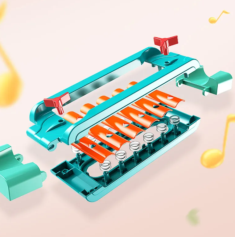 Đồ chơi Lego bộ lắp ghép phát triển tư duy khu vui chơi âm nhạc Xylophone 171 chi tiết hàng Feelo chính hãng-FL1675