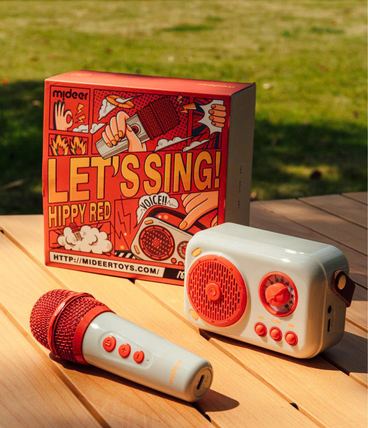 Mideer Versatile Singalong Microphone loa micro đa năng cho bé