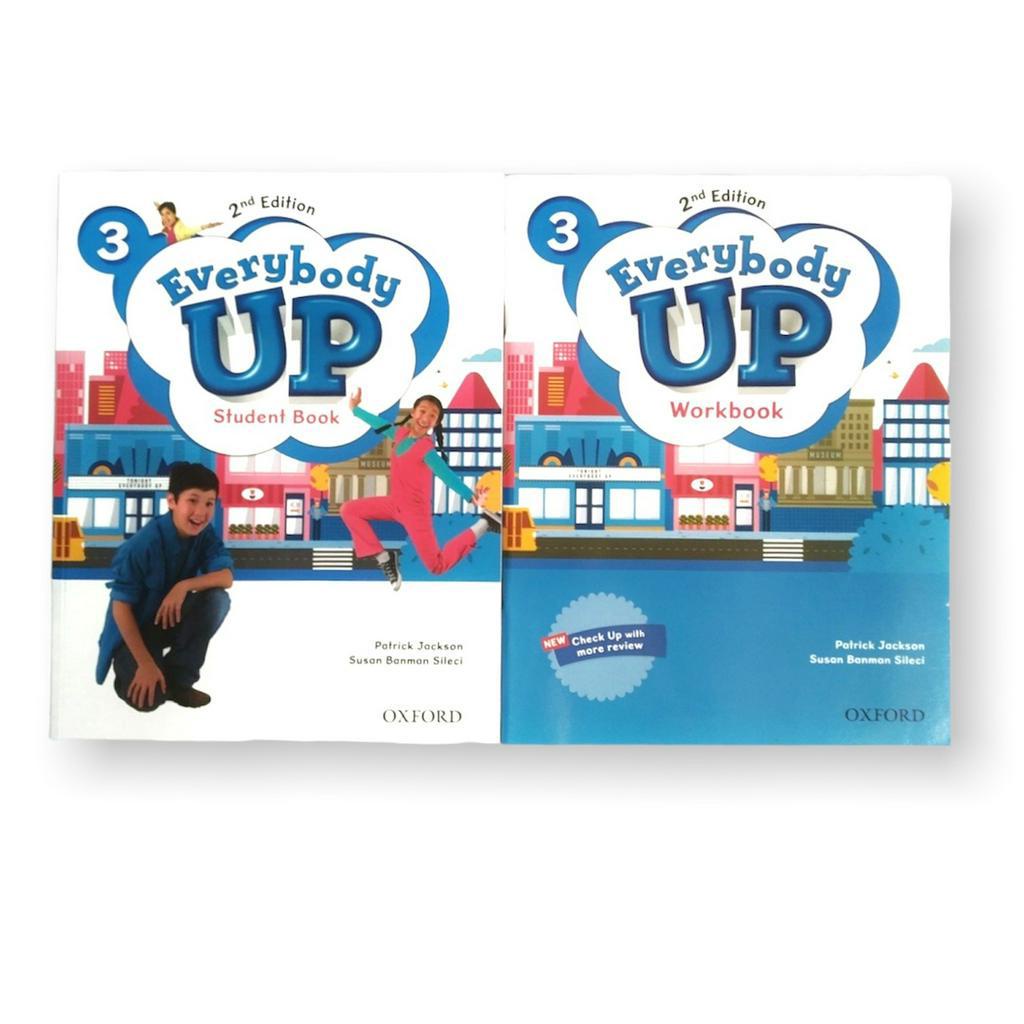 Everybody Up bản 2nd Edition - trọn bộ 2 cuốn (WB + SB) kèm file nghe