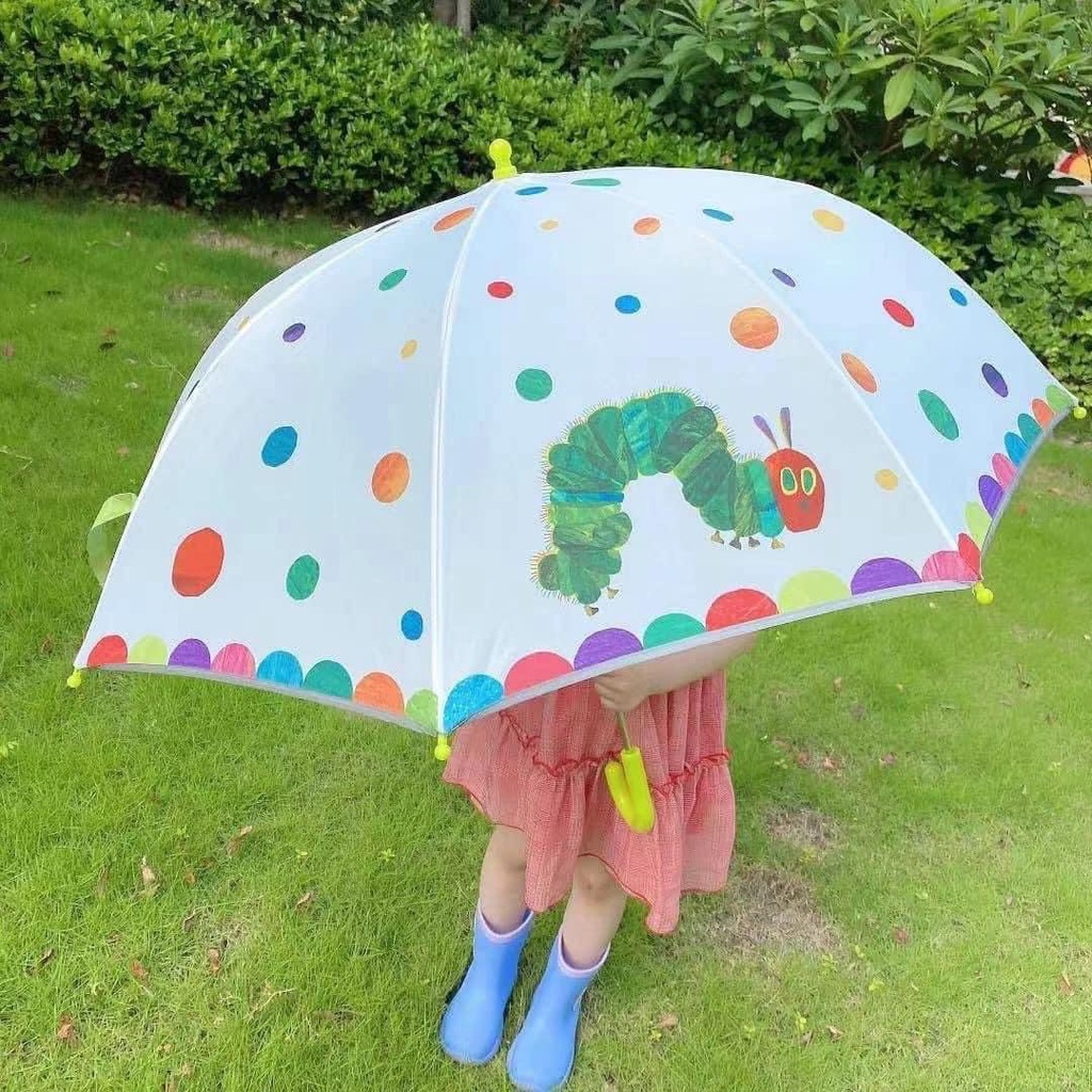 Ô Dù MIDEER Kids'umbrella Eric Carles Hình Chú Sâu Háu Ăn