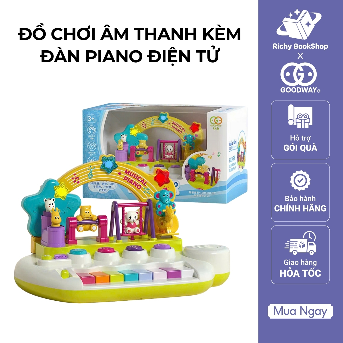 Đồ chơi đàn piano phát nhạc hãng Goodway