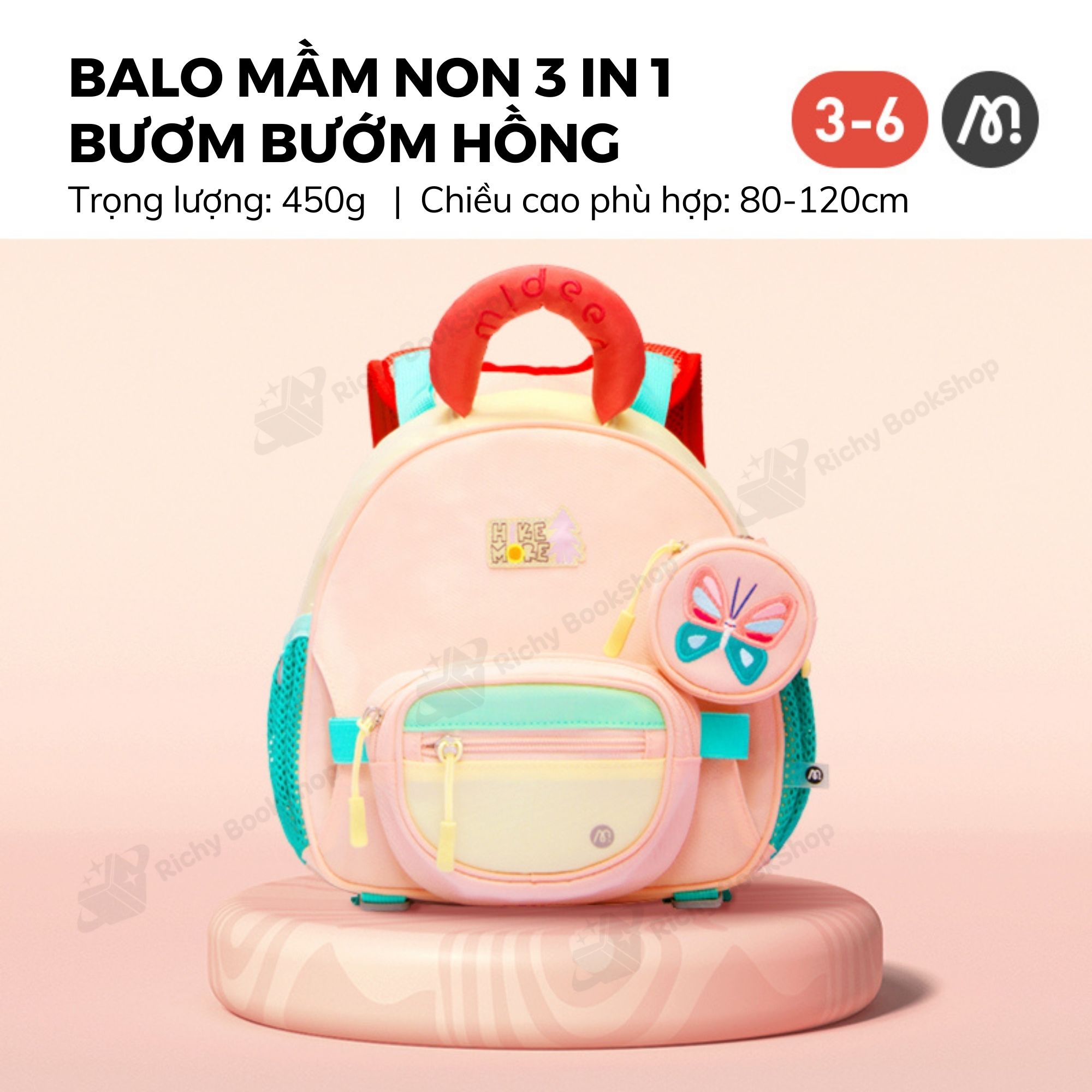 Balo Mầm Non Mideer Outing Kids Backpack – Đồng Hành Cùng Bé Trong Mọi Hành Trình