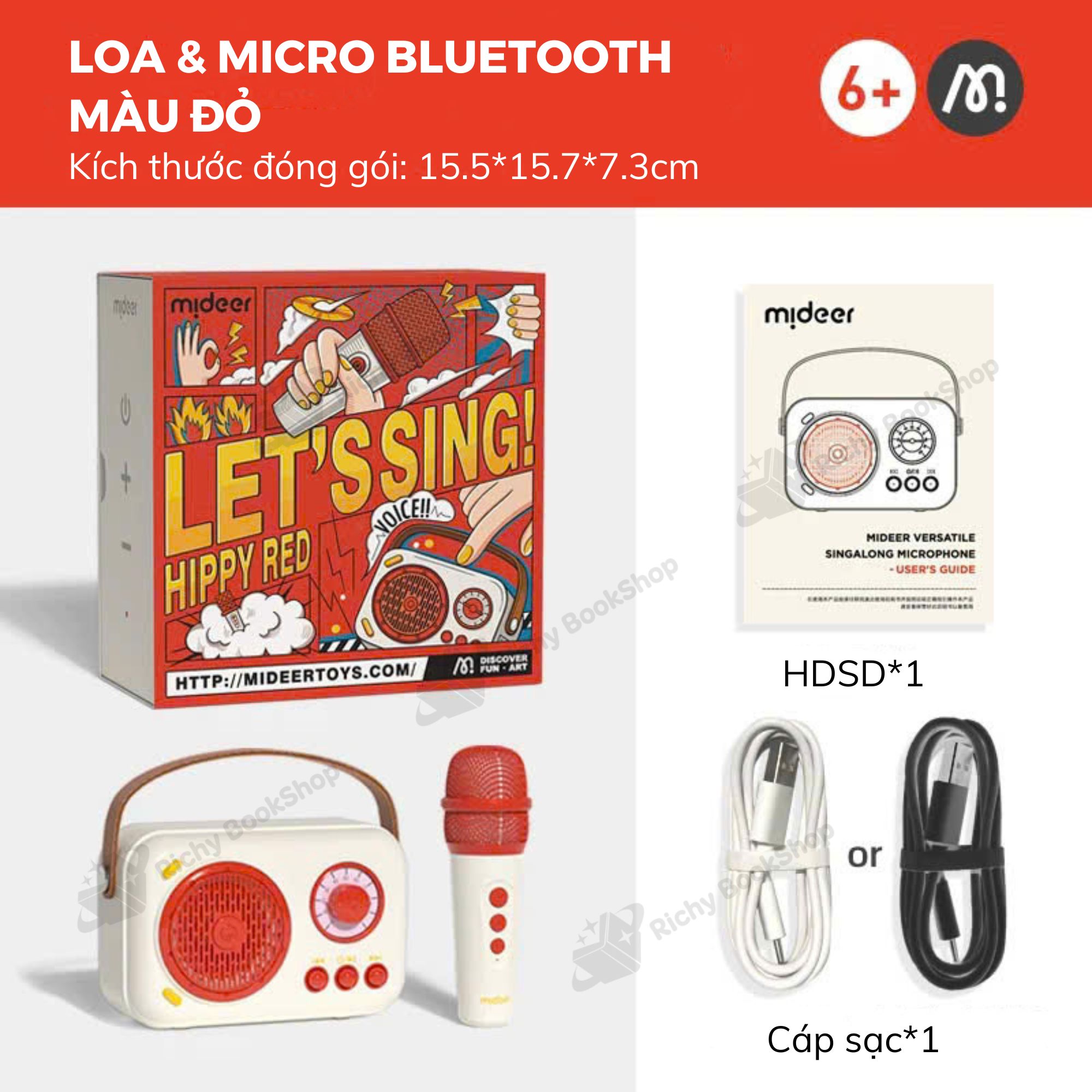 Mideer Versatile Singalong Microphone – Micro Karaoke Đa Năng Cho Bé Thỏa Sức Ca Hát