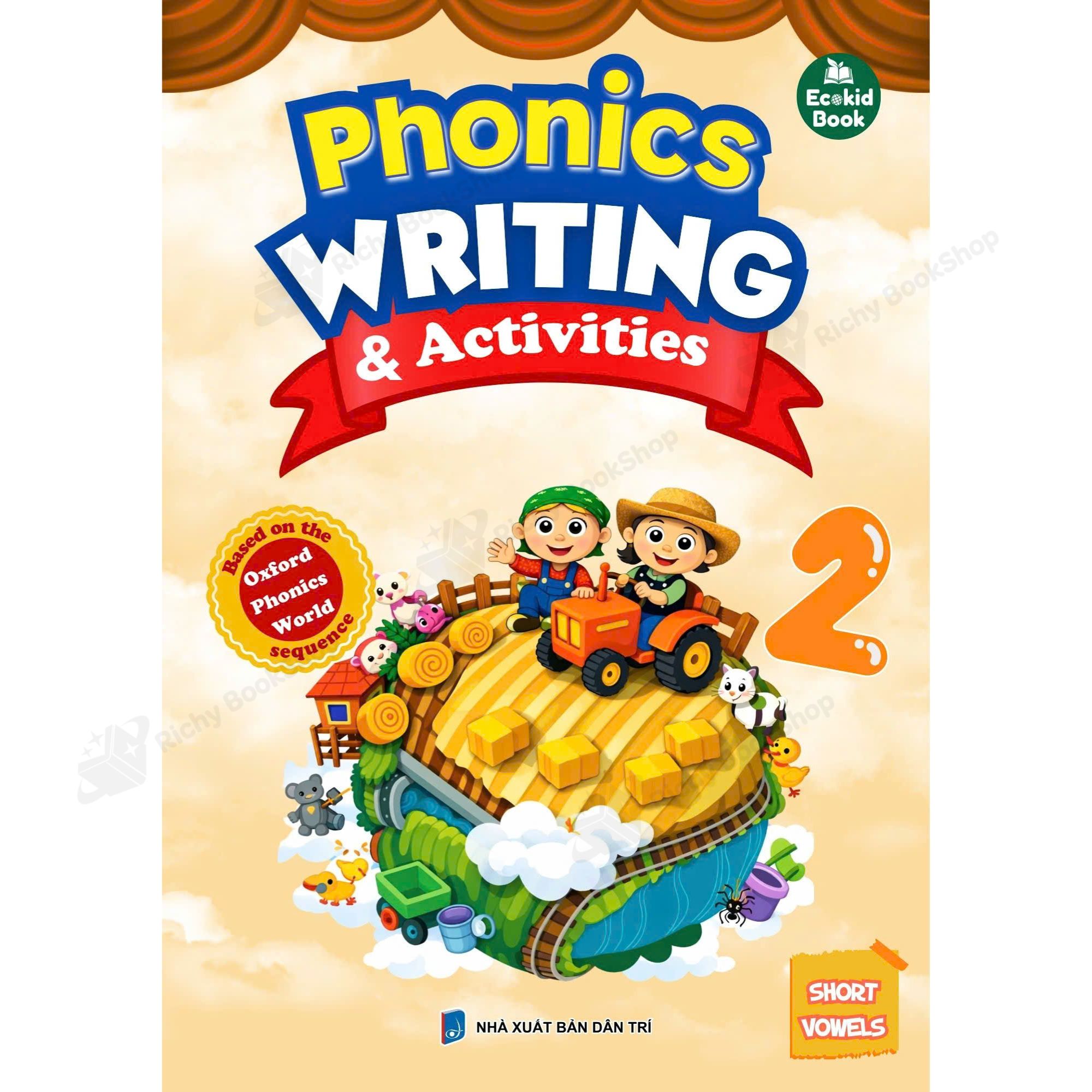 Sách - Luyện viết từ vựng Phonics Writing & Artivities 1 (Tài liệu bổ trợ Oxford phonic world)