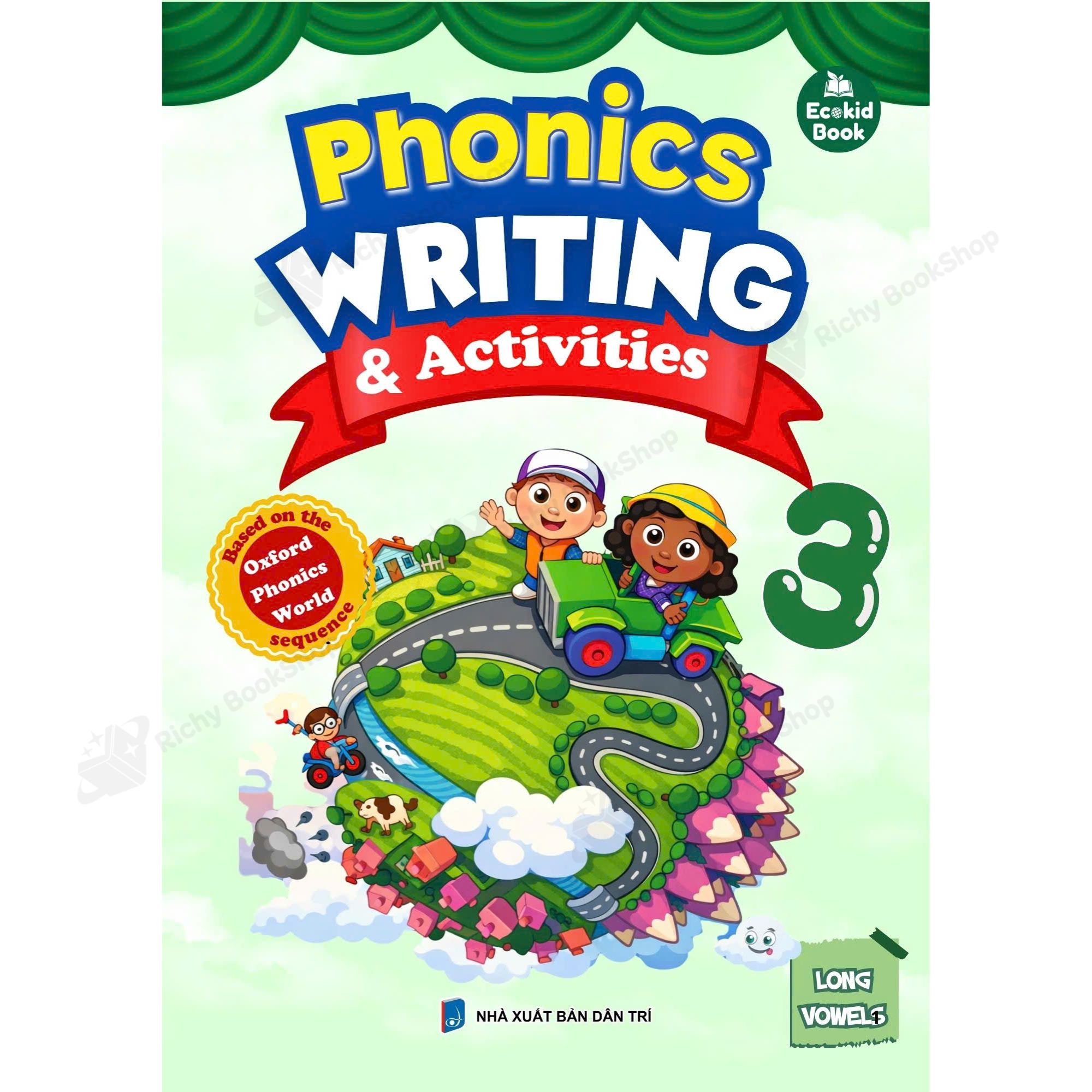 Sách - Luyện viết từ vựng Phonics Writing & Artivities 1 (Tài liệu bổ trợ Oxford phonic world)