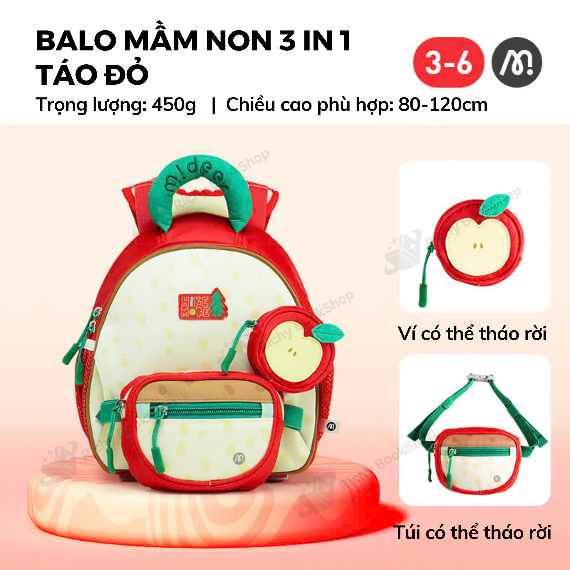 Balo Mầm Non Mideer Outing Kids Backpack – Đồng Hành Cùng Bé Trong Mọi Hành Trình