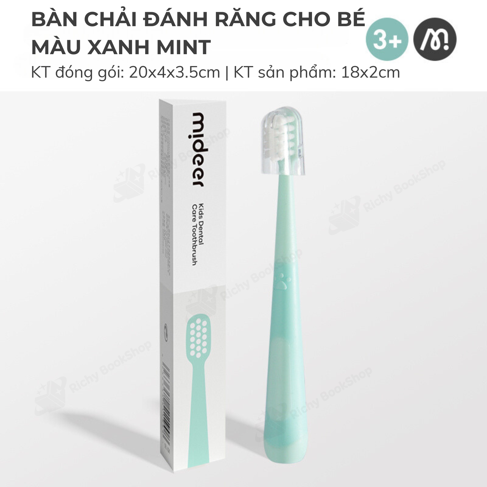 Bàn chải đánh răng cho bé Mideer Kids Dental Care Toothbrush