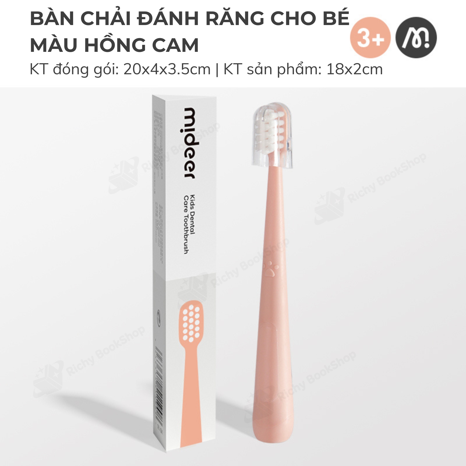 Bàn chải đánh răng cho bé Mideer Kids Dental Care Toothbrush