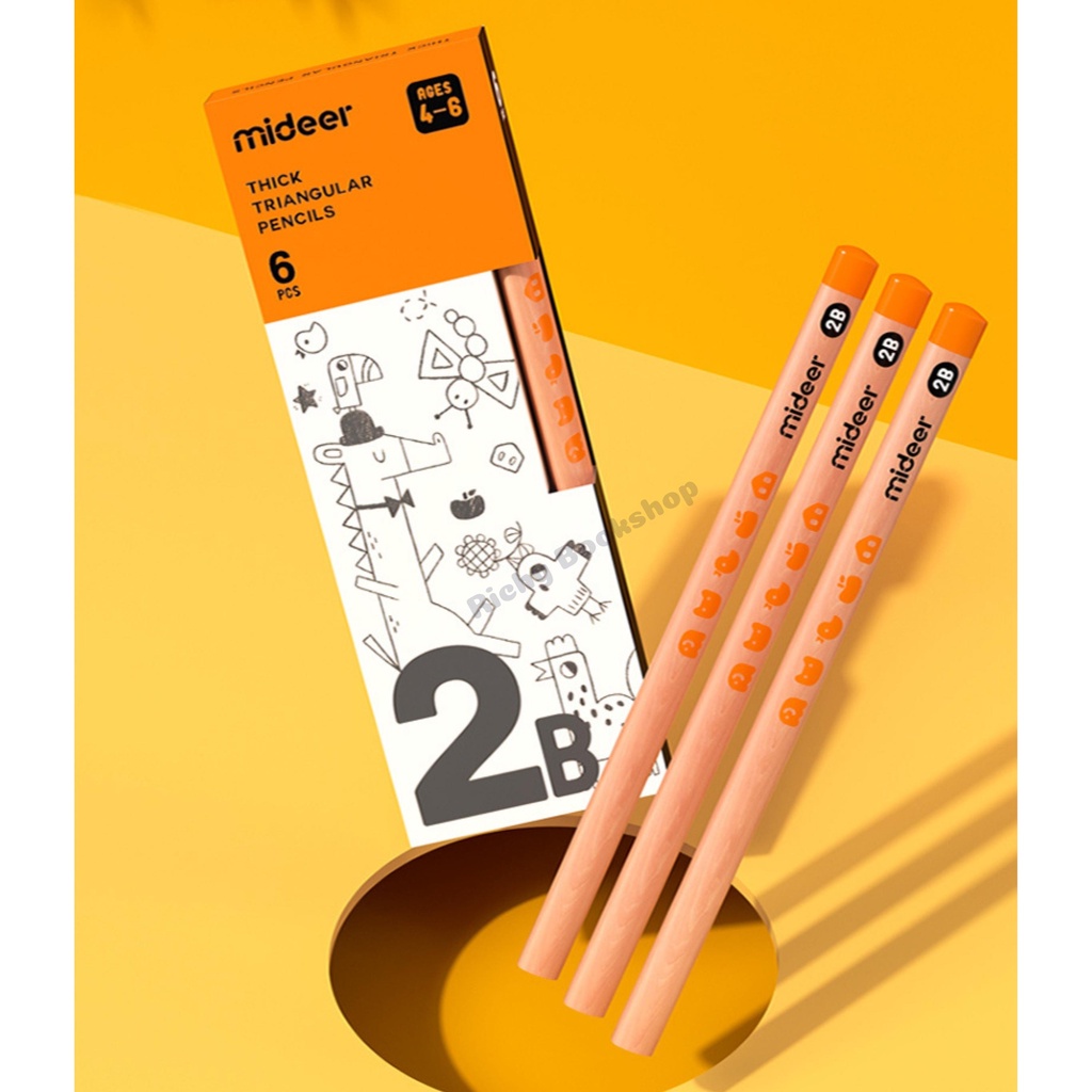 Bút Chì Mideer - Mideer Thick Triangular Pencils