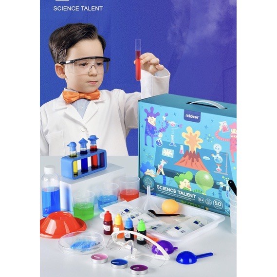 [HD TIẾNG VIỆT] Đồ Chơi Khoa Học 50 Thí Nghiệm MIDEER Science Talent Trẻ 6+