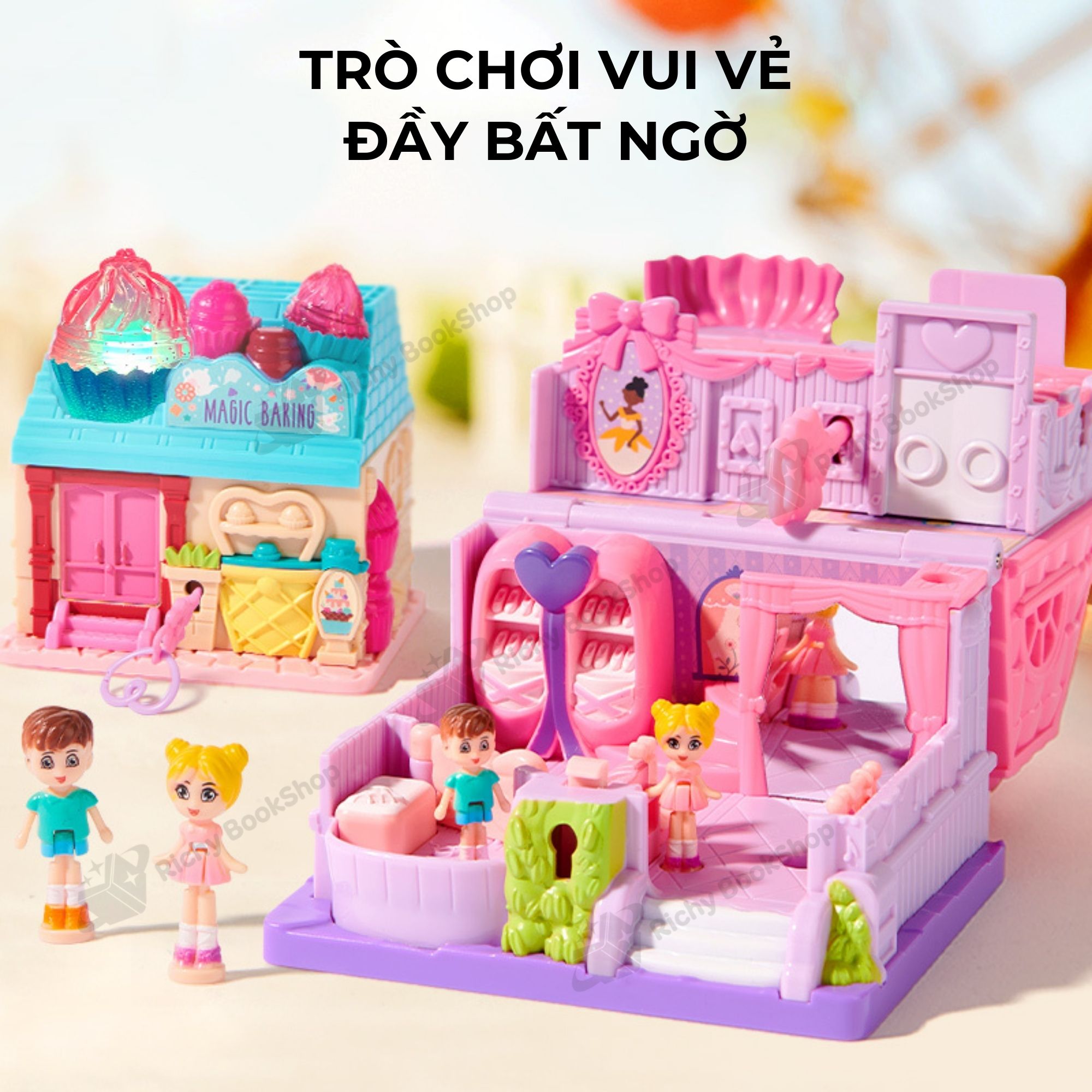 Mideer Magic Dollhouse – Nhà Búp Bê Mini Có Âm Thanh Cho Bé