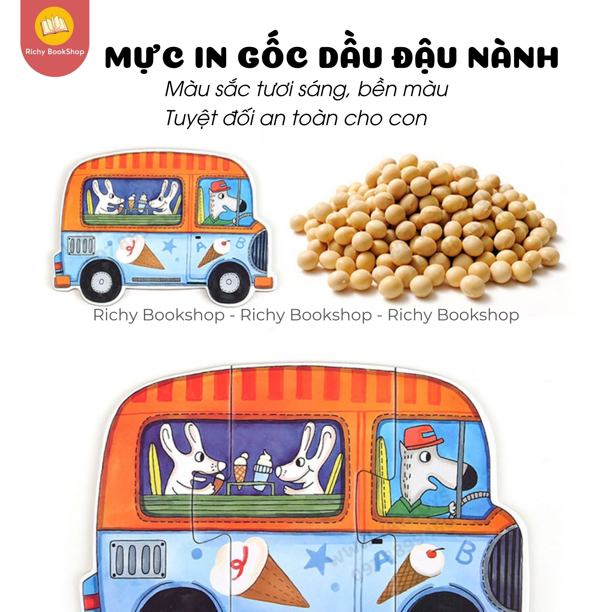 Bộ Đồ Chơi Xếp Hình Đầu Đời cho bé - My First Puzzle Mideer