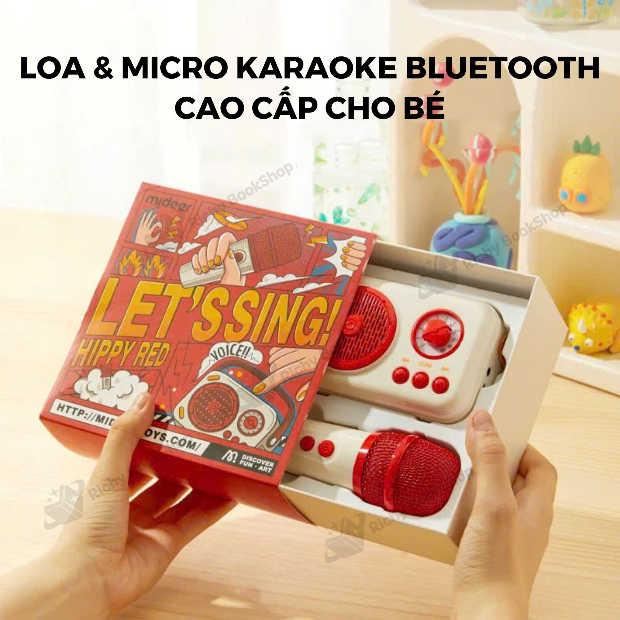 Mideer Versatile Singalong Microphone – Micro Karaoke Đa Năng Cho Bé Thỏa Sức Ca Hát