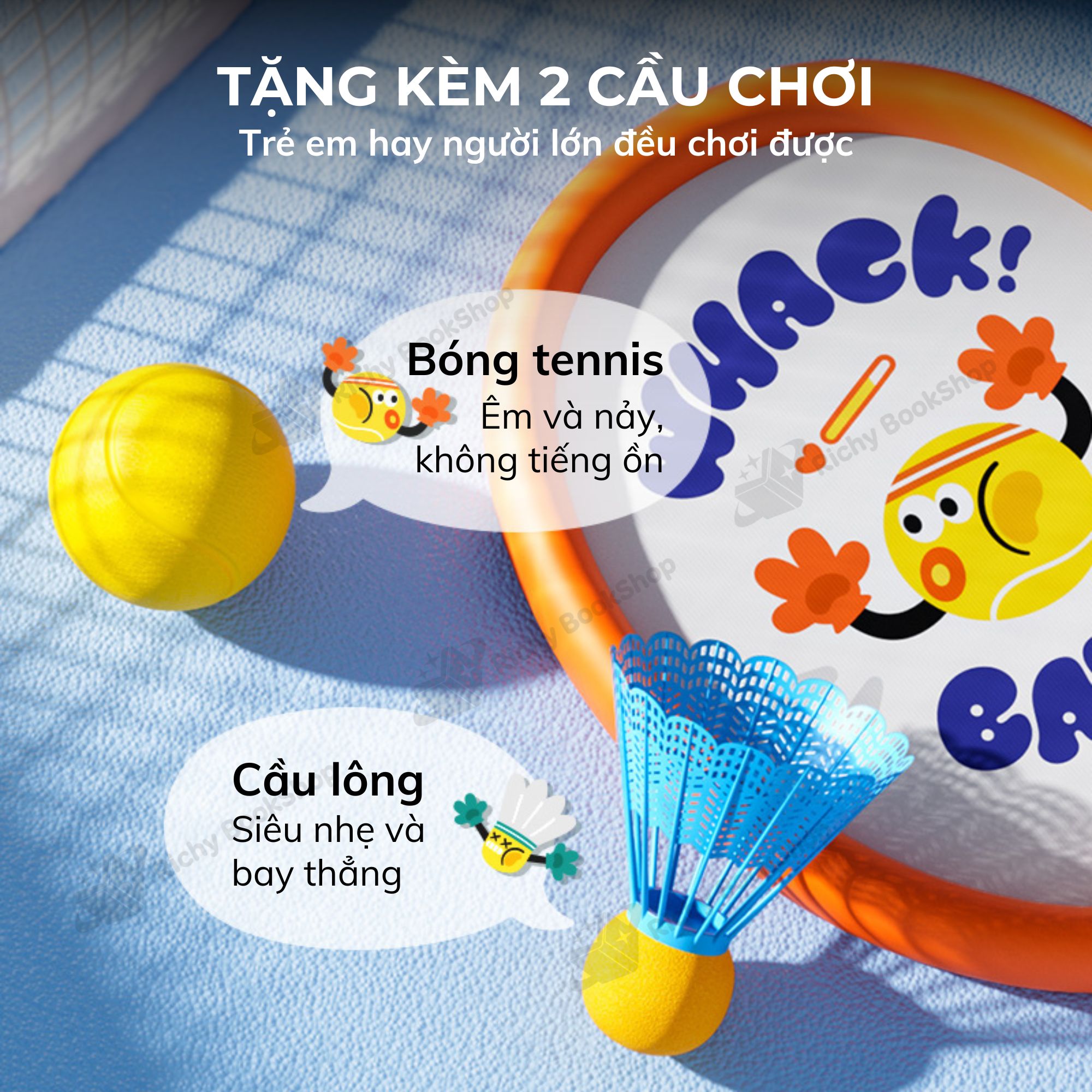 Mideer Kids Entry Level Racket 2in1 – Bộ vợt thể thao đa năng dành cho bé yêu