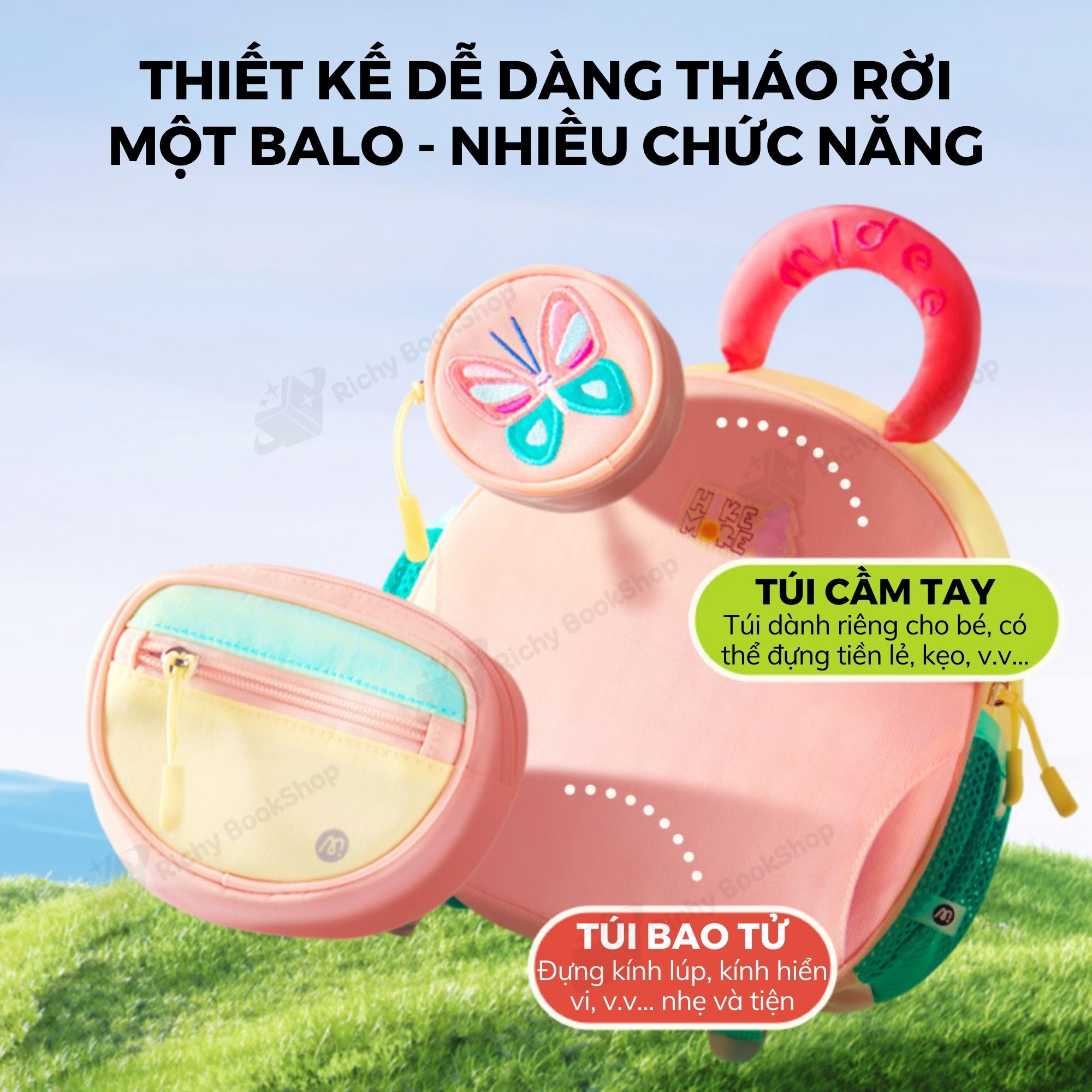 Balo Mầm Non Mideer Outing Kids Backpack – Đồng Hành Cùng Bé Trong Mọi Hành Trình