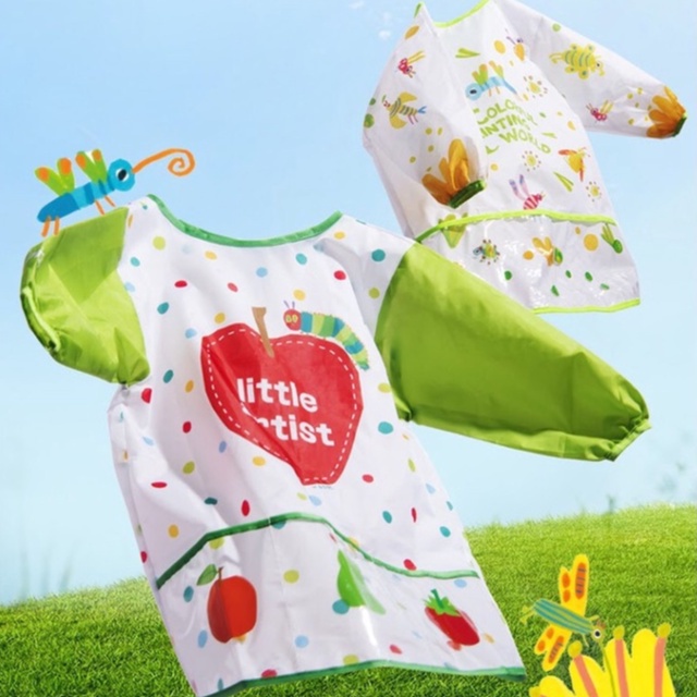 Áo Khoác Vẽ Tranh Chống Nước Cho Bé 3 4 5 6 Tuổi - Mideer Waterproof Art Smooks