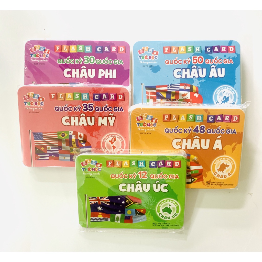 Flashcard Quốc kỳ - Cờ các quốc gia trên thế giới
