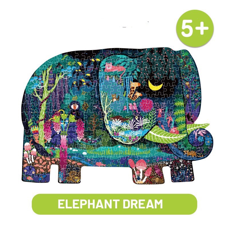 Đồ Chơi Xếp Hình Nghệ Thuật Về Động Vật - Mideer Large animal shaped puzzle