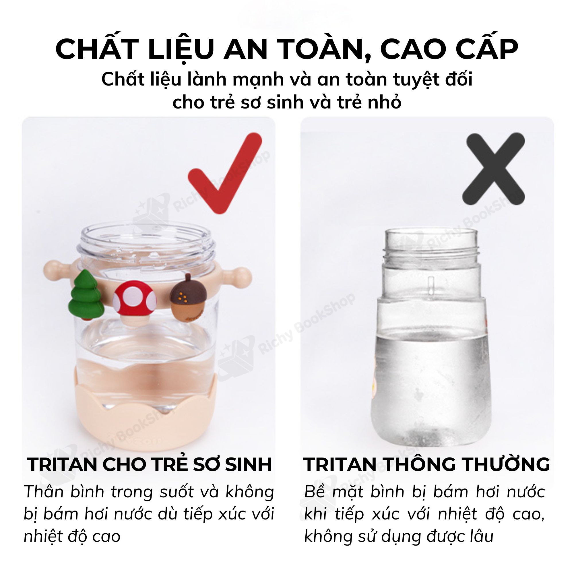Zoyzoii Nature Paradise Cup Mã E6 – Bình Nước Tritan Cao Cấp An Toàn Cho Bé