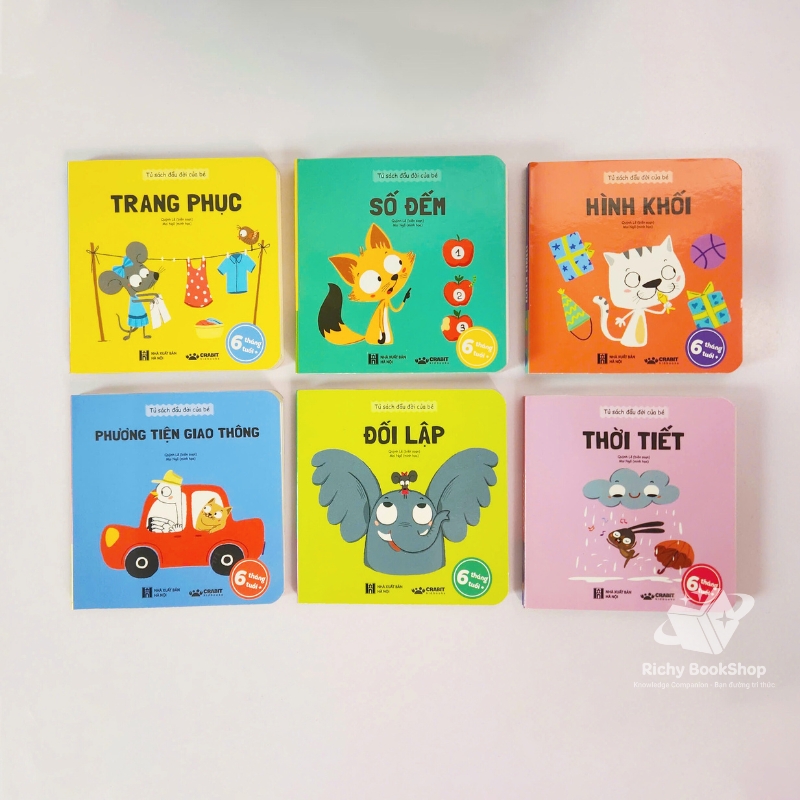 Bộ tủ sách đầu đời của bé - Khám phá kiến thức cơ bản | Khởi đầu hoàn hảo cho hành trình học hỏi của trẻ
