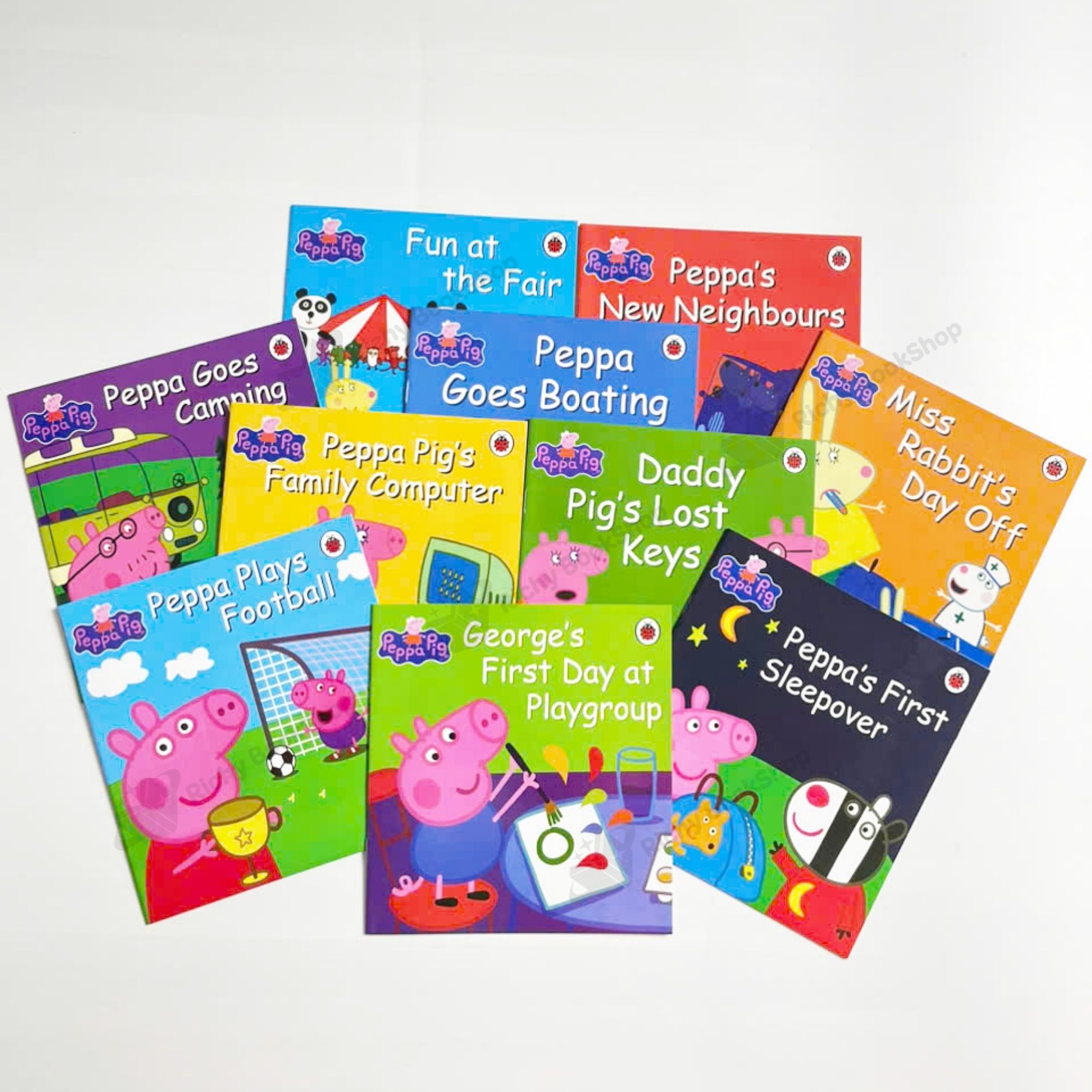 Bộ Truyện Tiếng Anh Peppa Pig 10 Cuốn – Tặng túi vải và file nghe