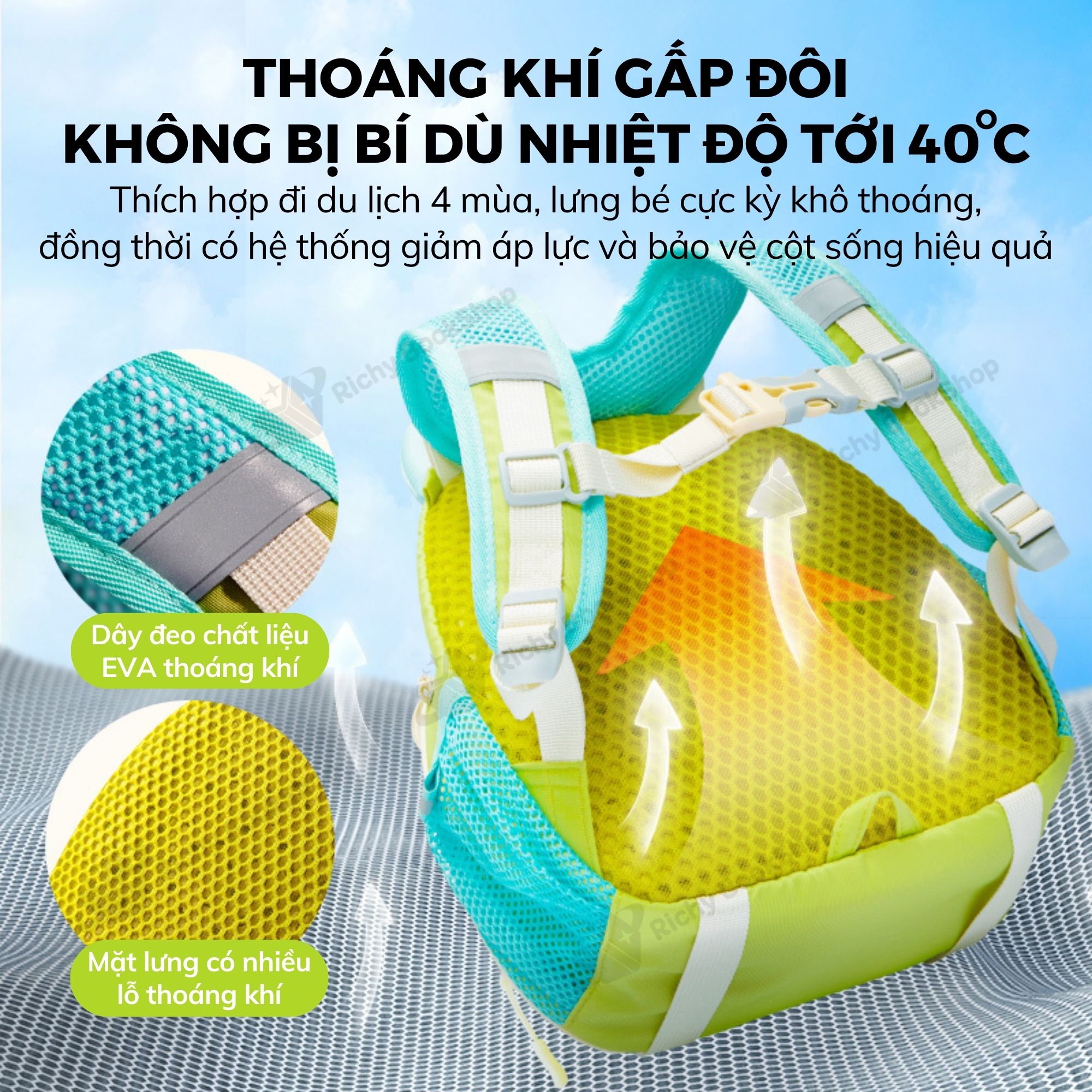 Balo Mầm Non Mideer Outing Kids Backpack – Đồng Hành Cùng Bé Trong Mọi Hành Trình
