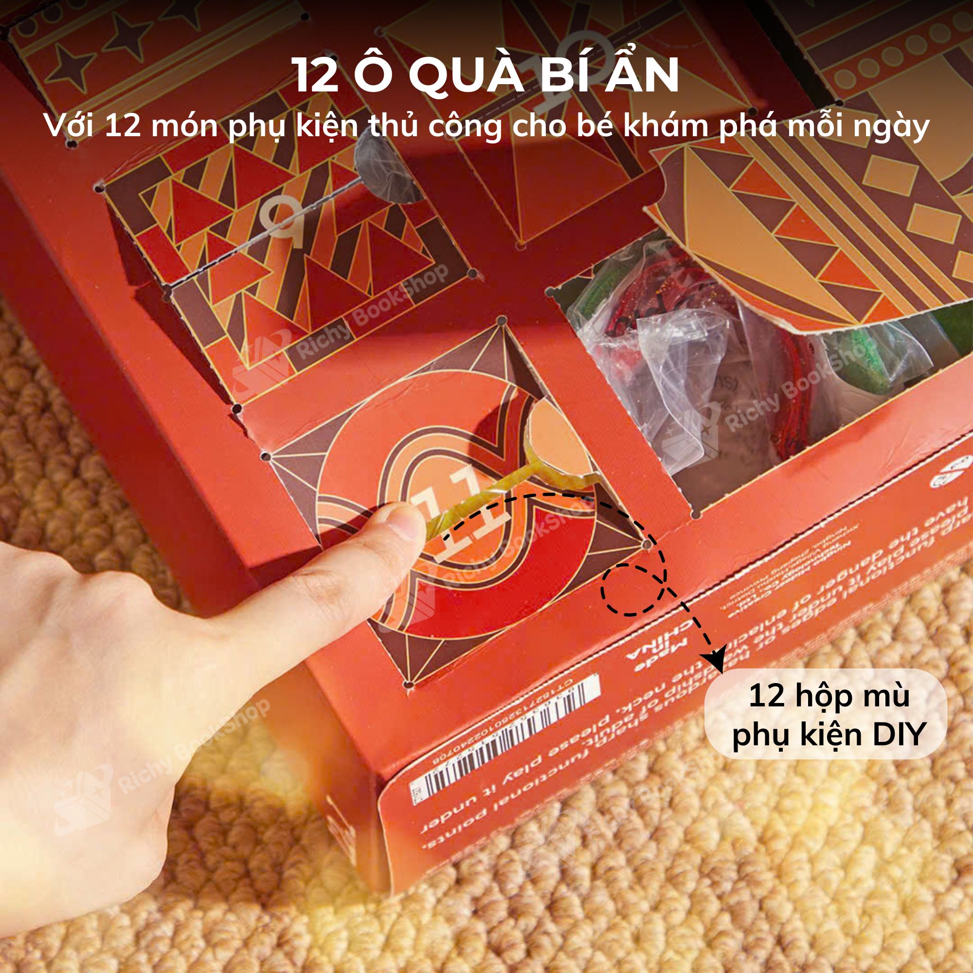 Mideer Christmas Advent Calendar: Cây Thông Vải Nỉ DIY Độc Đáo Cho Bé Yêu Mùa Giáng Sinh