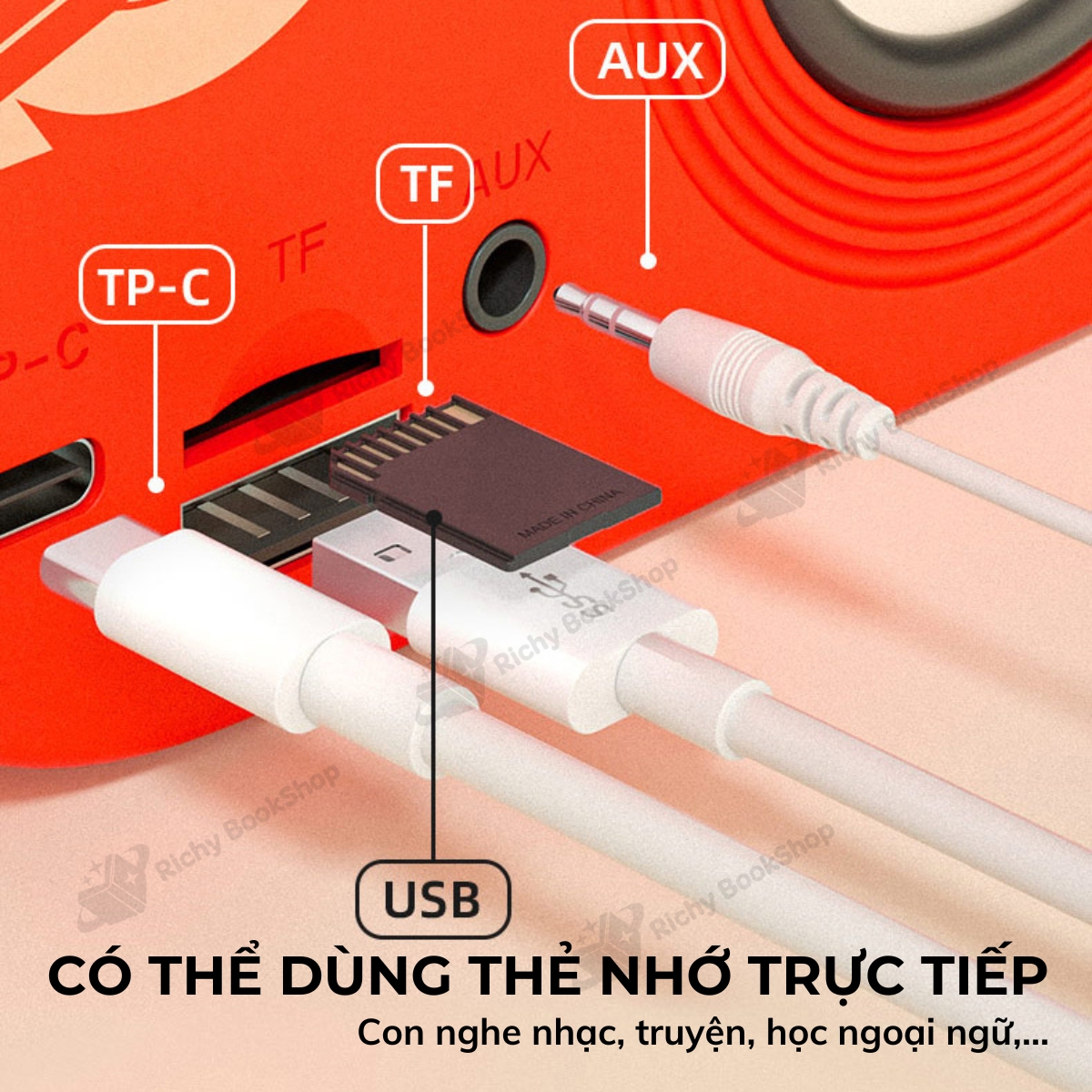 Loa Karaoke Mini Bluetooth Mideer - Trải Nghiệm Âm Nhạc Tuyệt Vời Cho Bé!