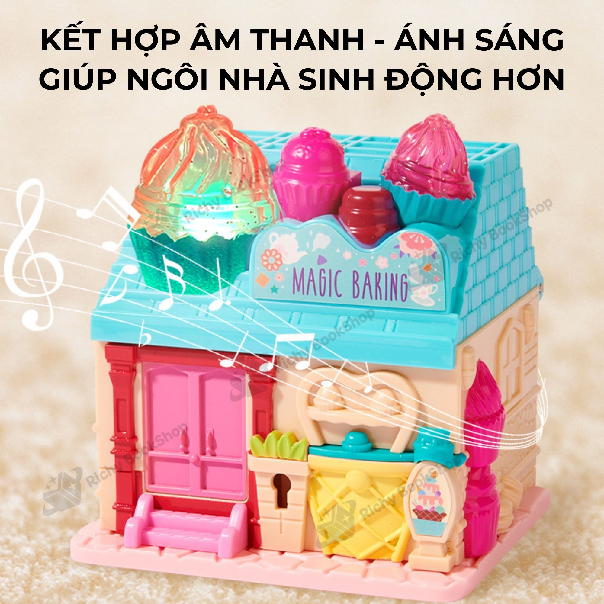 Mideer Magic Dollhouse – Nhà Búp Bê Mini Có Âm Thanh Cho Bé