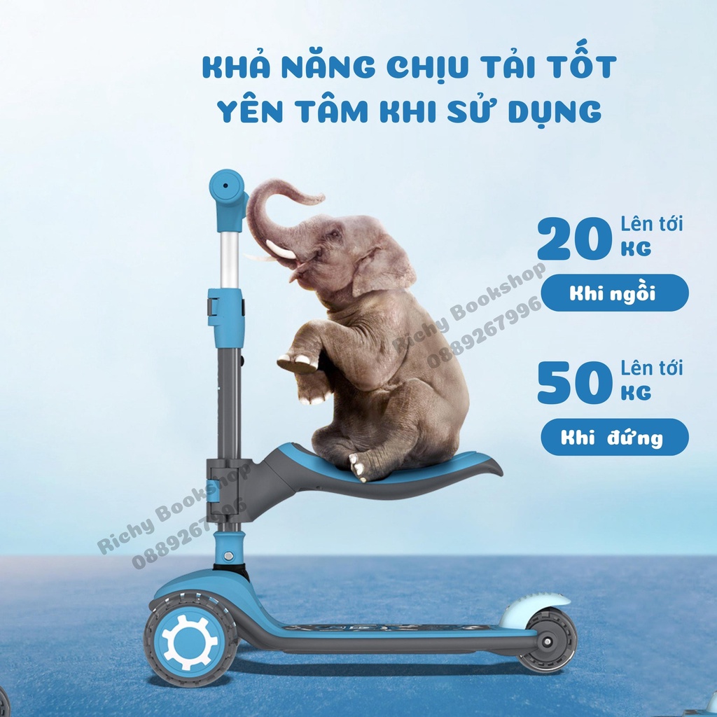 Xe Scooter Cao Cấp Mideer Scooter 2 in 1