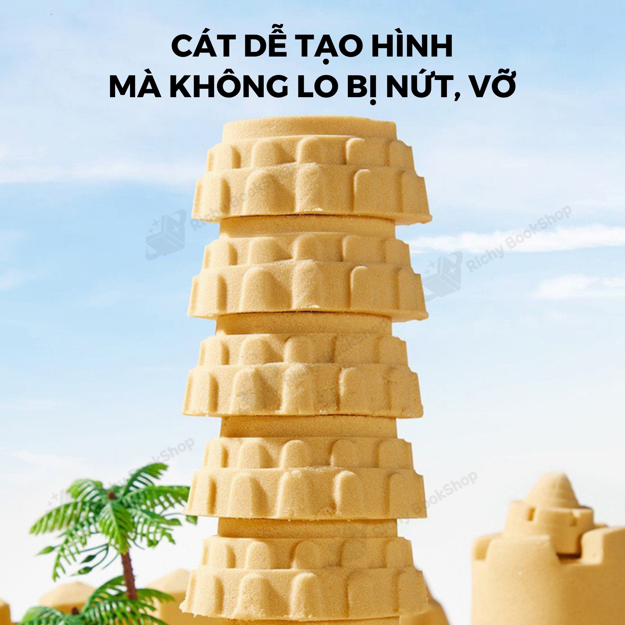 Cát Động Lực Cho Bé - Mideer Magic Sand Play Set Kinetic Sand