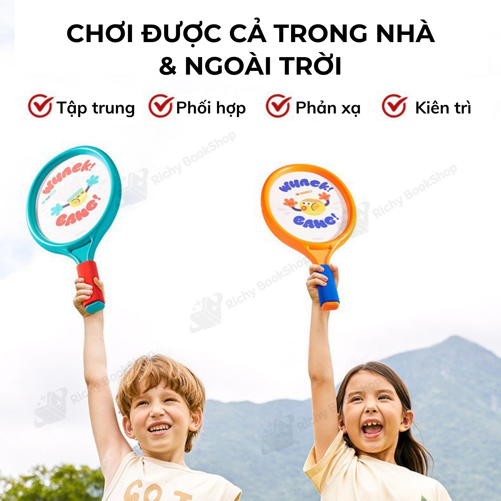 Mideer Kids Entry Level Racket 2in1 – Bộ vợt thể thao đa năng dành cho bé yêu