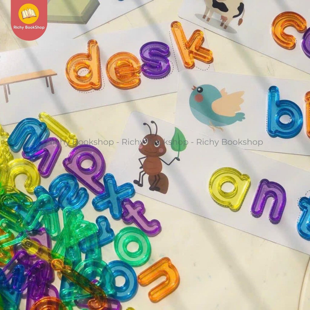 Đồ chơi Giúp Bé Làm Quen Chữ Cái, Tập Đánh Vần - Paico Rainbow Letters
