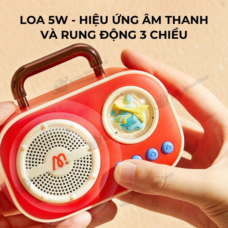 Loa Karaoke Mini Bluetooth Mideer - Trải Nghiệm Âm Nhạc Tuyệt Vời Cho Bé!
